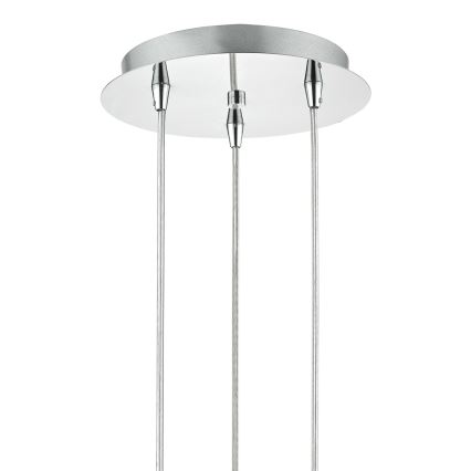 Där Lighting LYA0350 - Viseći luster na sajli LYALL 3xG9/40W/230V sjajni krom