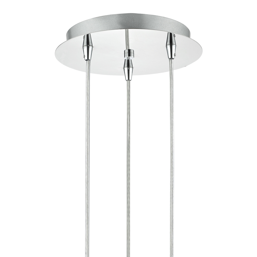 Där Lighting LYA0350 - Viseći luster na sajli LYALL 3xG9/40W/230V sjajni krom