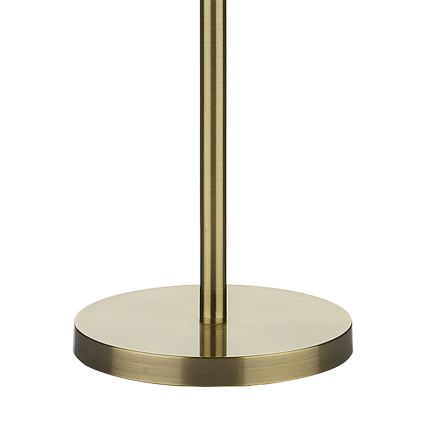 Där Lighting MAD4975 - Podna lampa MADRID 1xE27/60W/230V smeđa/mesing