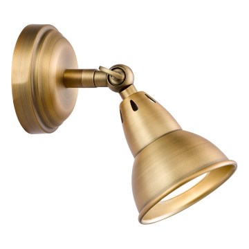 Där Lighting NAT0742 - Zidna reflektorska svjetiljka NATHANIEL 1xGU10/11W/230V mesing