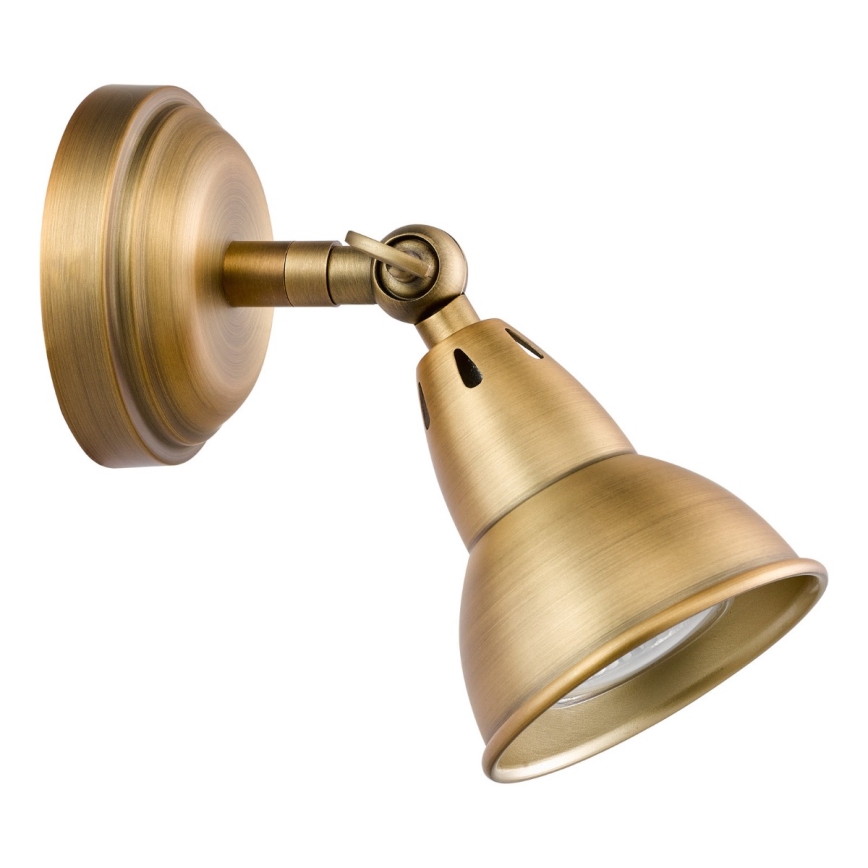 Där Lighting NAT0742 - Zidna reflektorska svjetiljka NATHANIEL 1xGU10/11W/230V mesing