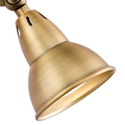 Där Lighting NAT0742 - Zidna reflektorska svjetiljka NATHANIEL 1xGU10/11W/230V mesing