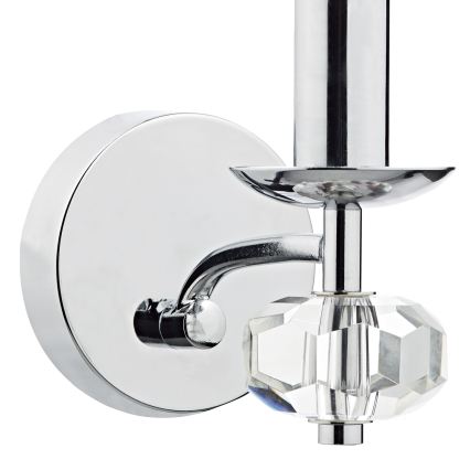 Där Lighting OLE0750 - Zidna svjetiljka OLEANA 1xE14/40W/230V sjajni krom