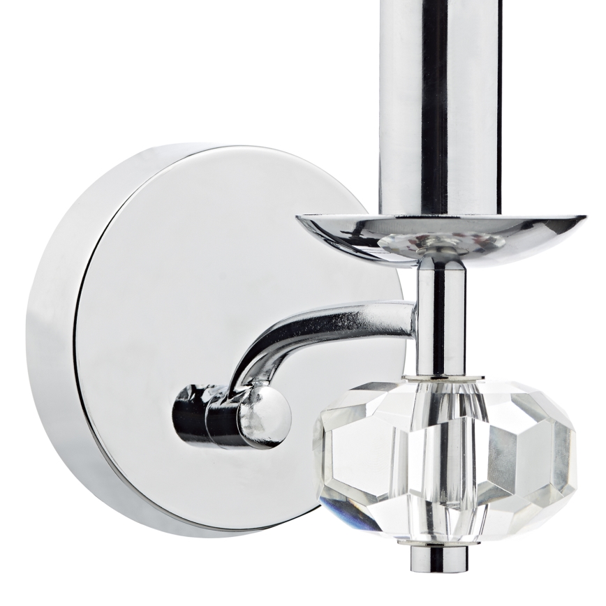 Där Lighting OLE0750 - Zidna svjetiljka OLEANA 1xE14/40W/230V sjajni krom