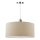 Där Lighting RON6529 - Luster na sajli RONDA 1xE27/60W/230V crna/bež