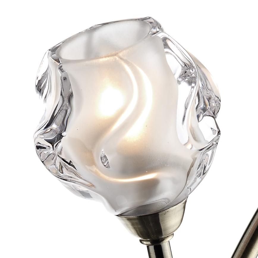 Där Lighting SEA0975 - Zidna svjetiljka SEATTLE 2xG9/40W/230V mesing