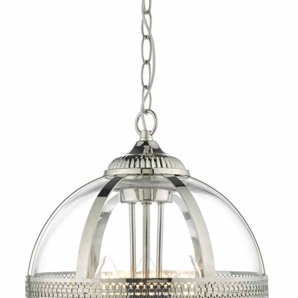 Där Lighting VAN0338 - Luster na lancu VANESSA 3xE14/40W/230V sjajni krom