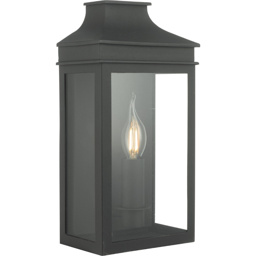Där Lighting VAP5222 - Vanjska zidna svjetiljka VAPOUR 1xE14/60W/230V IP44 crna