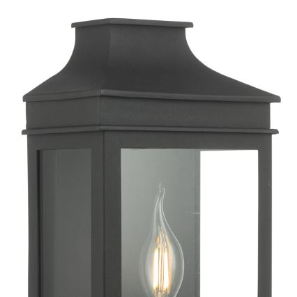 Där Lighting VAP5222 - Vanjska zidna svjetiljka VAPOUR 1xE14/60W/230V IP44 crna