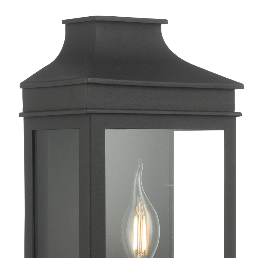 Där Lighting VAP5222 - Vanjska zidna svjetiljka VAPOUR 1xE14/60W/230V IP44 crna