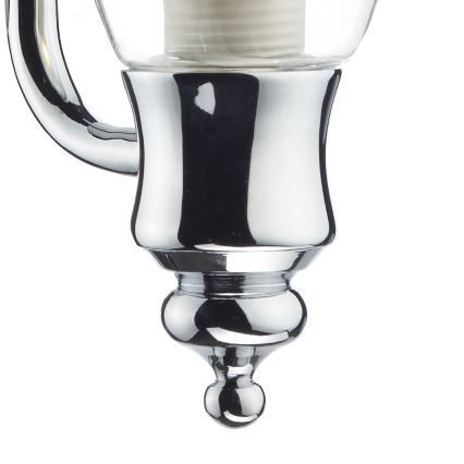 Där Lighting VES0750 - Zidna svjetiljka za kupaonicu VESTRY 1xG9/25W/230V IP44 sjajni krom