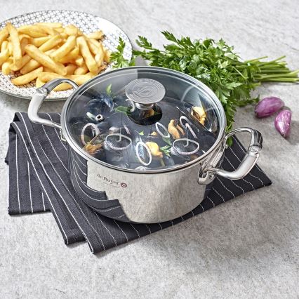 De Buyer 3427.24 - Lonac s poklopcem MILADY 24 cm, od nehrđajućeg čelika