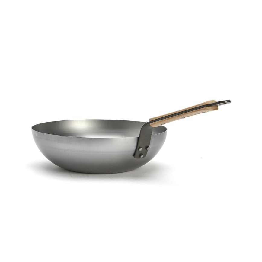 De Buyer 5717.28 - Wok tava MINERAL B BOIS 28 cm