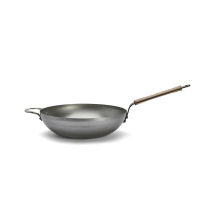 De Buyer 5717.32 - Wok tava MINERAL B BOIS 32 cm