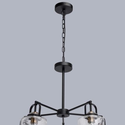 De Markt - Viseći luster MEGAPOLIS WALTER 5xE27/10W/230V