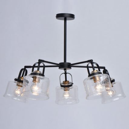 De Markt - Viseći luster MEGAPOLIS WALTER 5xE27/10W/230V