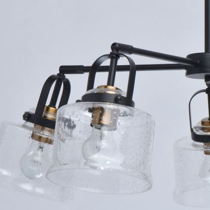 De Markt - Viseći luster MEGAPOLIS WALTER 5xE27/10W/230V