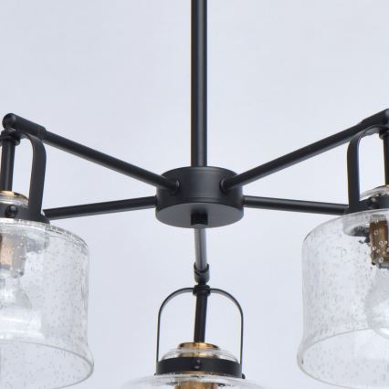 De Markt - Viseći luster MEGAPOLIS WALTER 5xE27/10W/230V