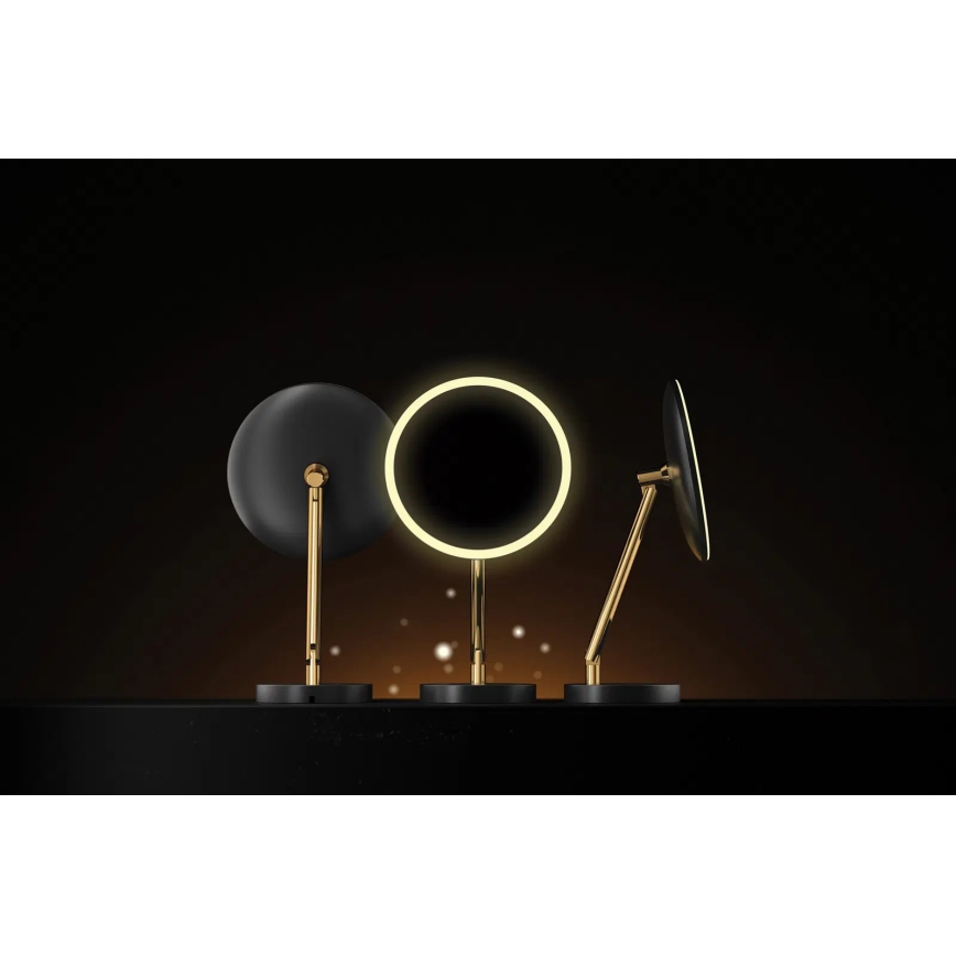 Deante ADI_Z812 - LED kupaonsko punjivo kozmetičko ogledalo SILIA LED/5V 5000 mAh 2700-6500K IP44