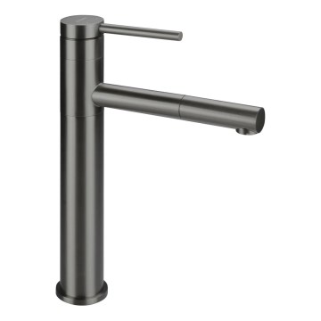 Deante BGE_D22K - Slavina za umivaonik s izvlačnom tuš-ručicom ORA 30,9 cm titan