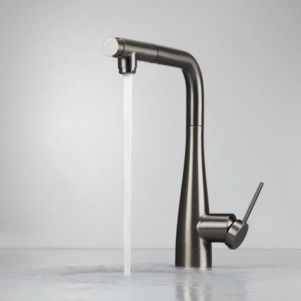 Deante BRE_D75M - Kuhinjska miješalica s izvlačivom slavinom ERIDAN titan