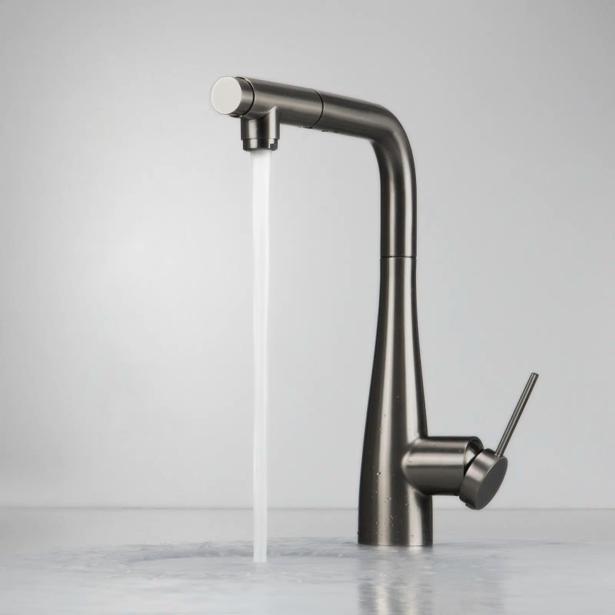 Deante BRE_D75M - Kuhinjska miješalica s izvlačivom slavinom ERIDAN titan