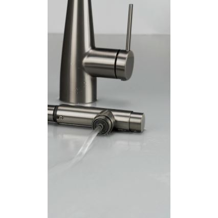 Deante BRE_D75M - Kuhinjska miješalica s izvlačivom slavinom ERIDAN titan