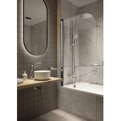 Deante CDJ_6U2S - Ugradbeni umivaonik JASMIN promjera 28 cm keramika/bijela