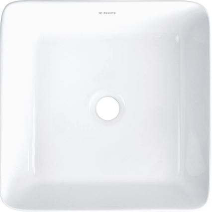 Deante CDJ_6U3S - Umivaonik na radnu ploču JASMIN 34,5x34,5 cm keramika/bijela