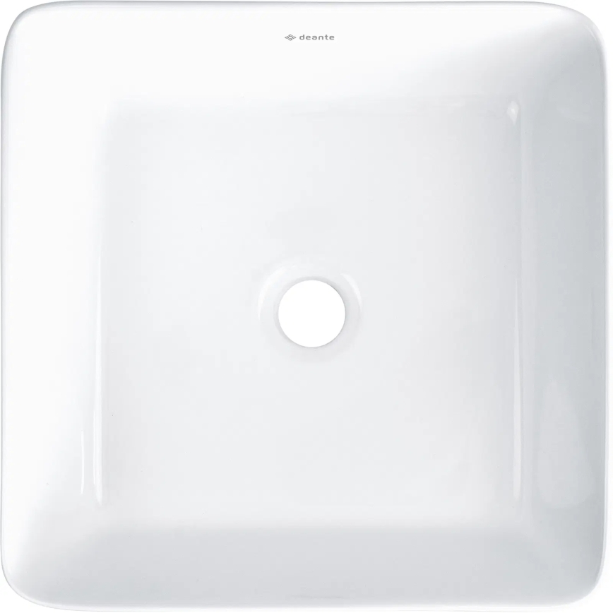 Deante CDJ_6U3S - Umivaonik na radnu ploču JASMIN 34,5x34,5 cm keramika/bijela