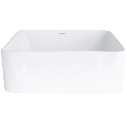 Deante CDJ_6U3S - Umivaonik na radnu ploču JASMIN 34,5x34,5 cm keramika/bijela