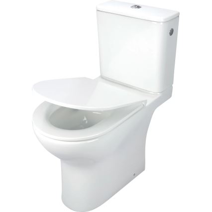 Deante CDJD6RPS - Samostojeća WC školjka s daskom JASMIN keramika/bijela
