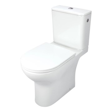 Deante CDJD6RPS - Stojeći WC s daskom JASMIN keramika/bijela