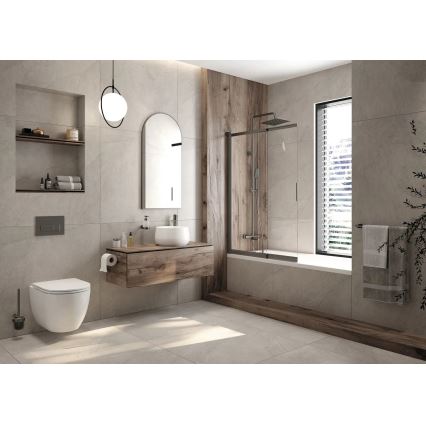 Deante CGRD6ZPW - Zidno WC s daskom SoftClose okrugli keramika/bijela