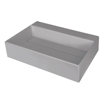 Deante CQR_SU6M - Ugradbeni umivaonik CORREO 40x60 cm granit/metalno siva