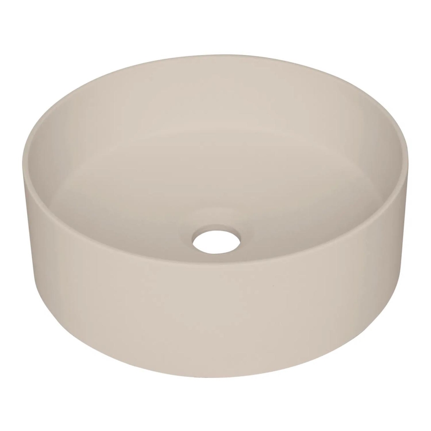 Deante CQS_5U4S - Nadgradni umivaonik SILIA pr. 36 cm granit/bež