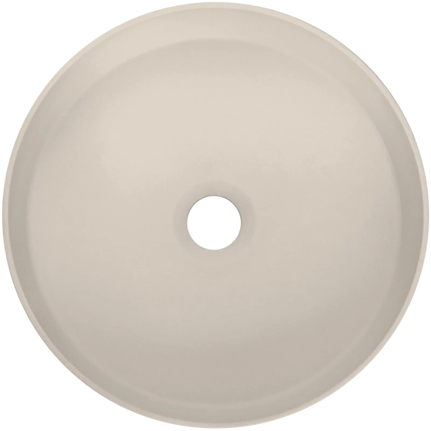 Deante CQS_5U4S - Ugradbeni umivaonik SILIA promjera 36 cm granit/bež