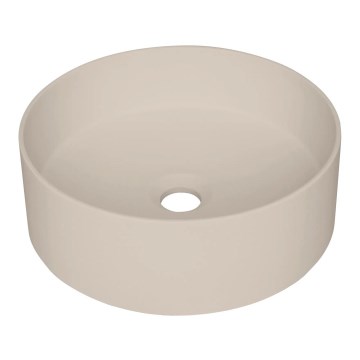 Deante CQS_5U4S - Ugradbeni umivaonik SILIA promjera 36 cm granit/bež