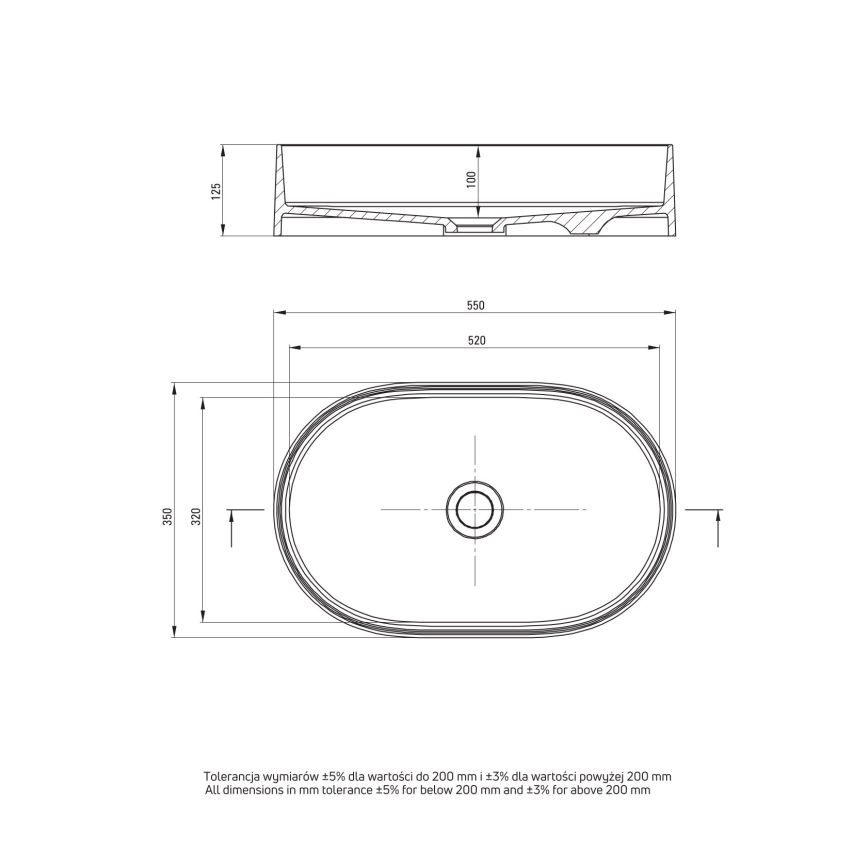 Deante CQS_5U6S - Ugradbeni umivaonik SILIA 35x55 cm granit/bež
