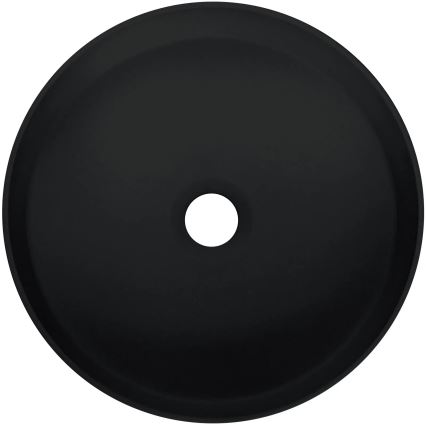 Deante CQS_NU4S - Nadgradni umivaonik SILIA Ø 36 cm granit/crna