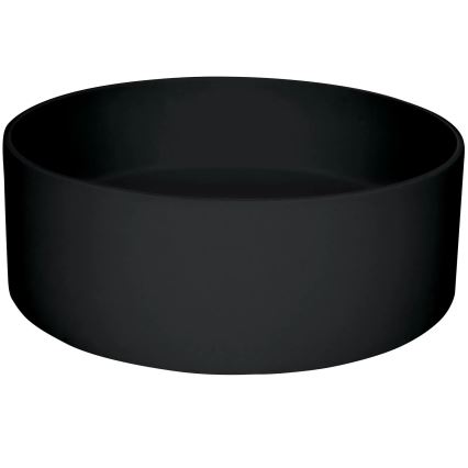Deante CQS_NU4S - Nadgradni umivaonik SILIA Ø 36 cm granit/crna