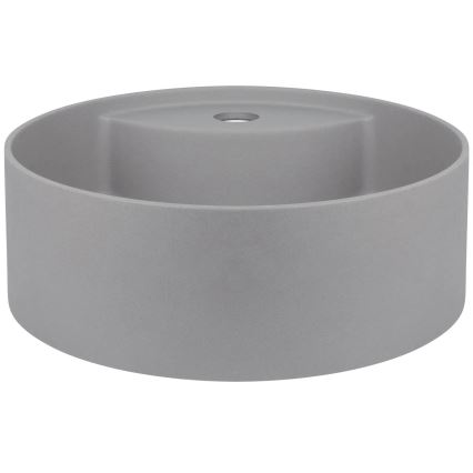 Deante CQS_SU4B - Umivaonik za ugradnju na radnu ploču s otvorom za miješalicu SILIA Ø 36 cm granit/metalno siva