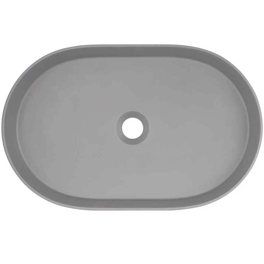 Deante CQS_SU6S - Nadpultni umivaonik SILIA 35x55 cm granit/metalno siva