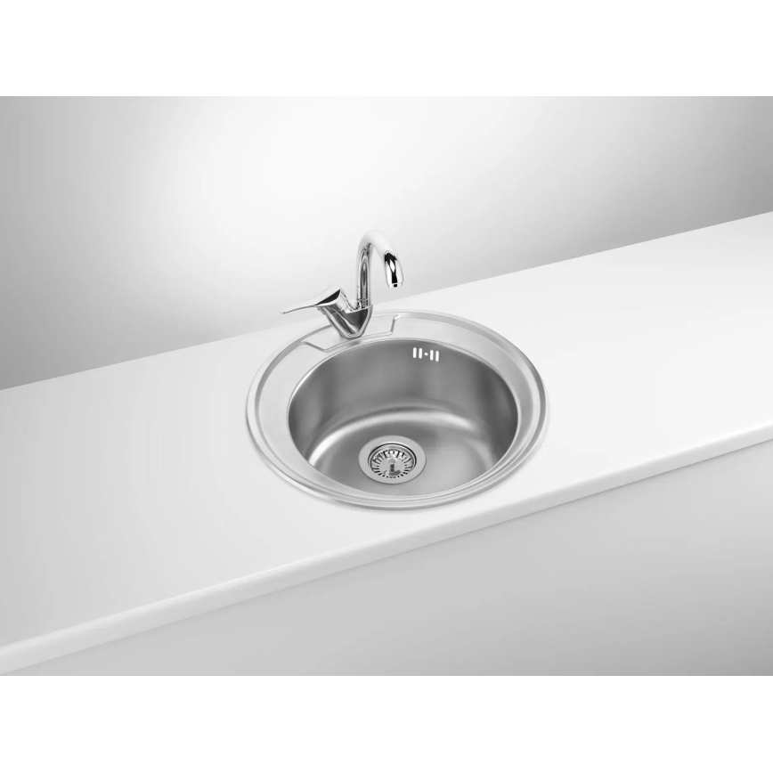 Deante ZHC_0813 - Kuhinjski sudoper TWIST pr. 49 cm saten