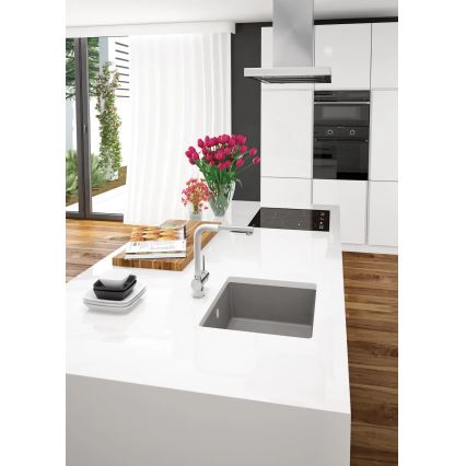Deante ZQA_N10A - Kuhinjski sudoper CORDA 44x44 cm granit/crna