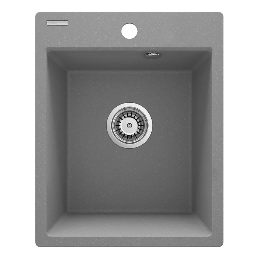 Deante ZRC_S103 - Kuhinjski sudoper CORIO 50x40 cm granit/metalna siva