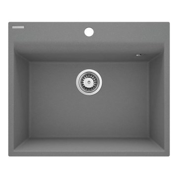 Deante ZRC_S10A - Kuhinjski sudoper CORIO 50x60 cm granit/metalna siva