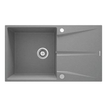 Deante ZRC_S11A - Kuhinjski sudoper CORIO 50x86 cm granit/metalna siva