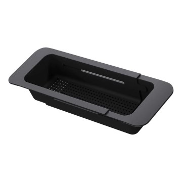 Deante ZZB_N00L - Izvlačna košarica za sudoper 57,4x13,4 cm crna