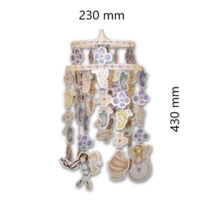 Decofun 70-114 - Dječje sjenilo za dječji luster HEIRLOOM E27 430x230 mm